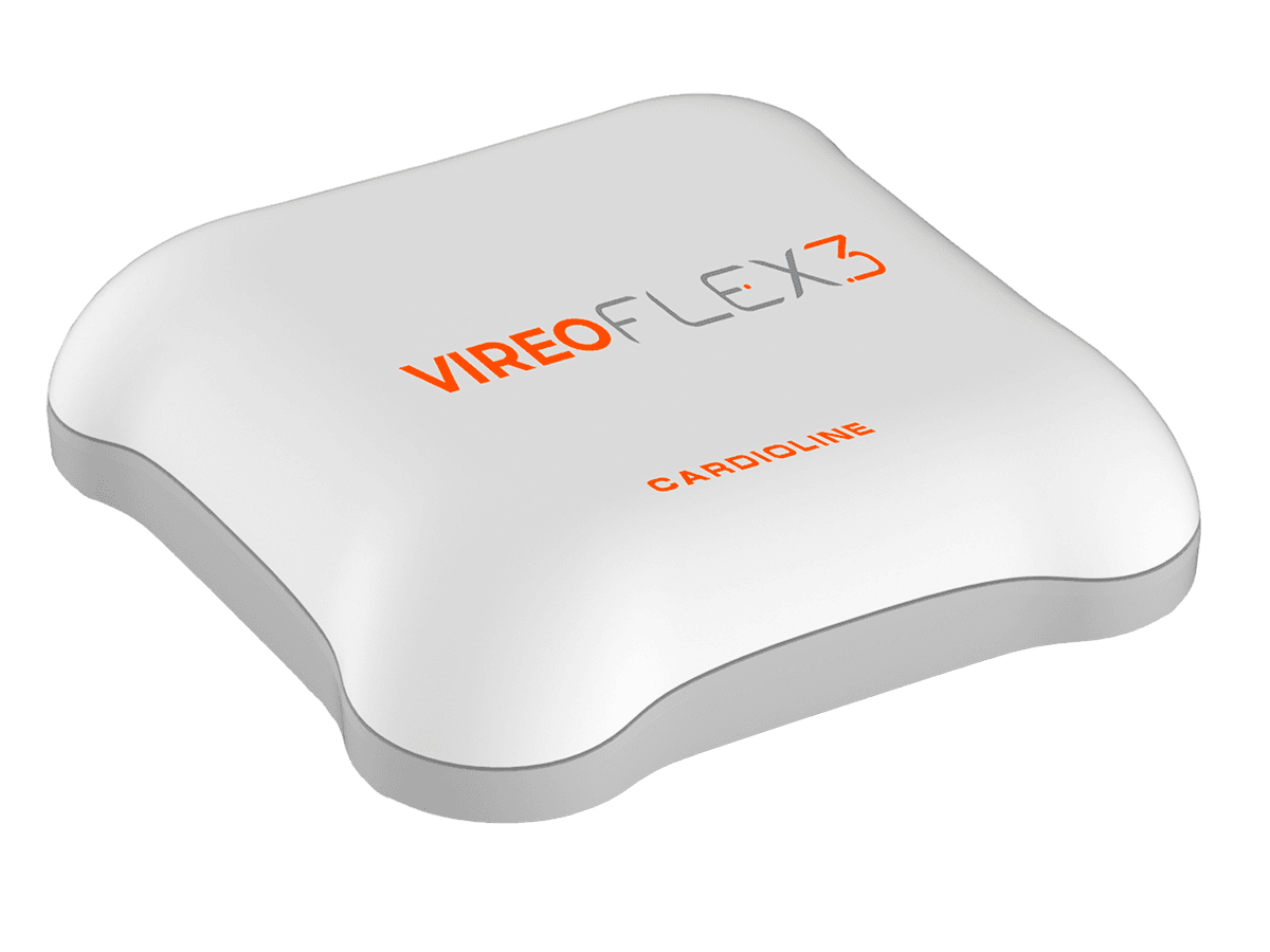 Cardioline Vireo Flex 3 avec base d’accueil – Holter ECG patch sans câble