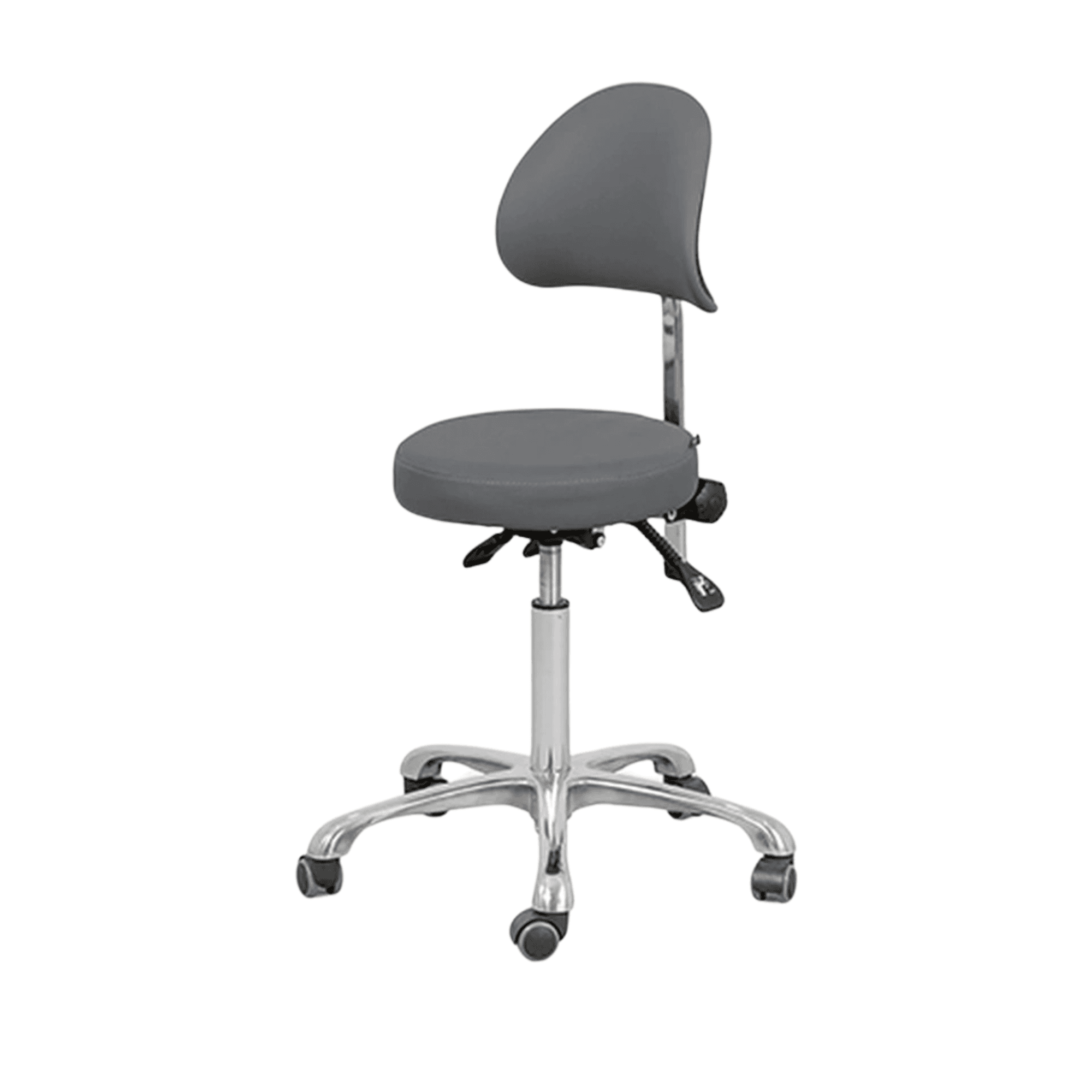 Tabouret ergonomique avec dossier