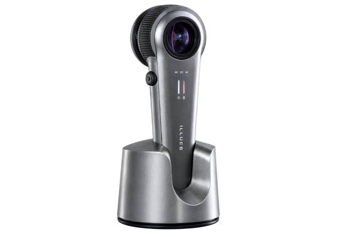 Illuco IDS-9100 – Dermatoscope LED et UV polarisé ×12 avec socle de recharge