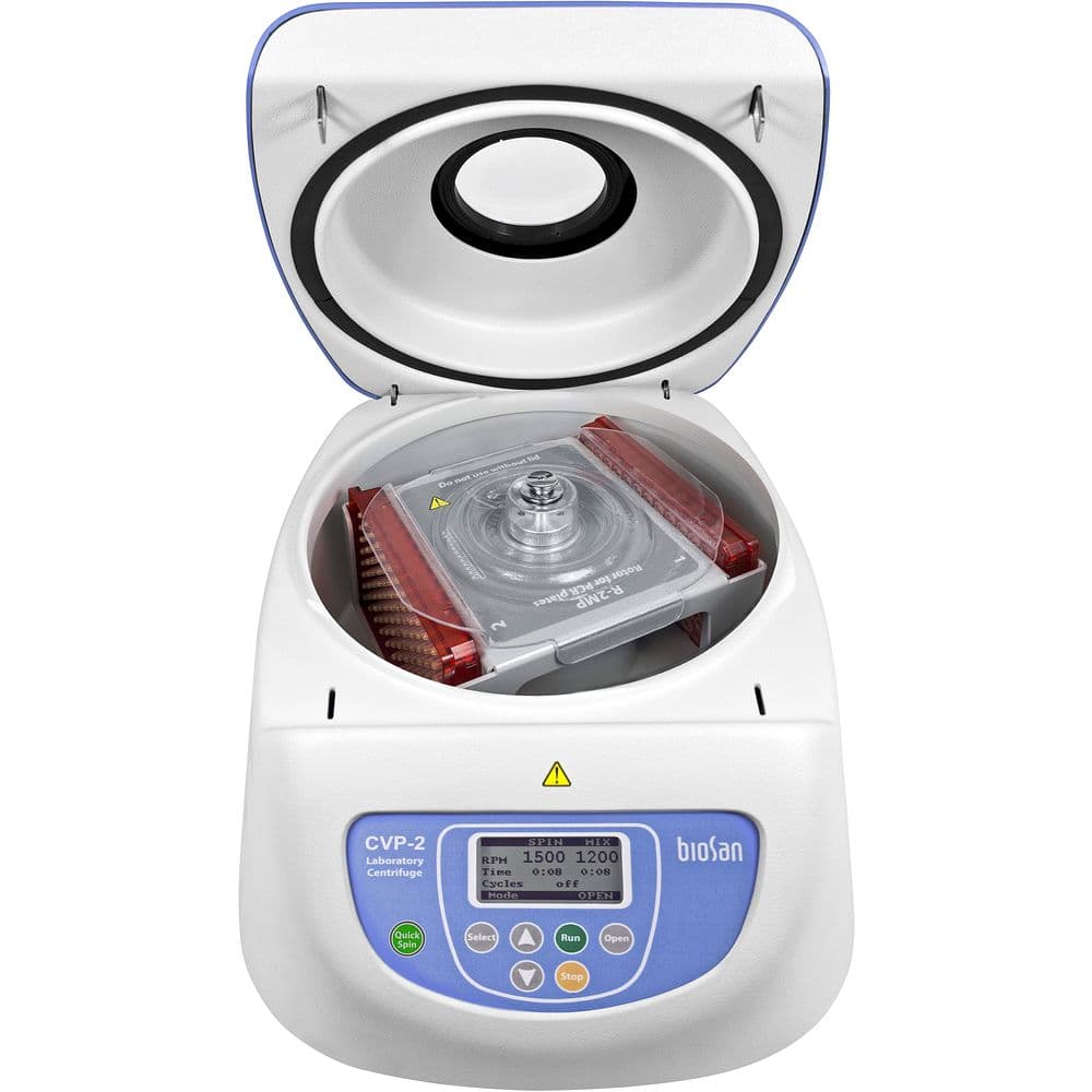 Microcentrifugeuse pour 2 microplaques PCR avec vortex et algorithme CMC – Biosan