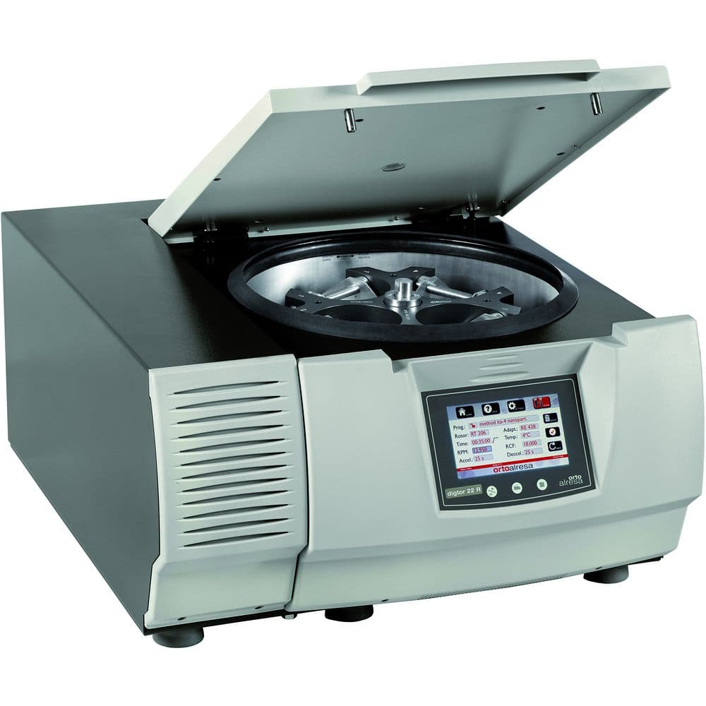 Centrifugeuse réfrigérée à écran tactile DIGTOR 22R 4 x 750 ml – Orto Alresa