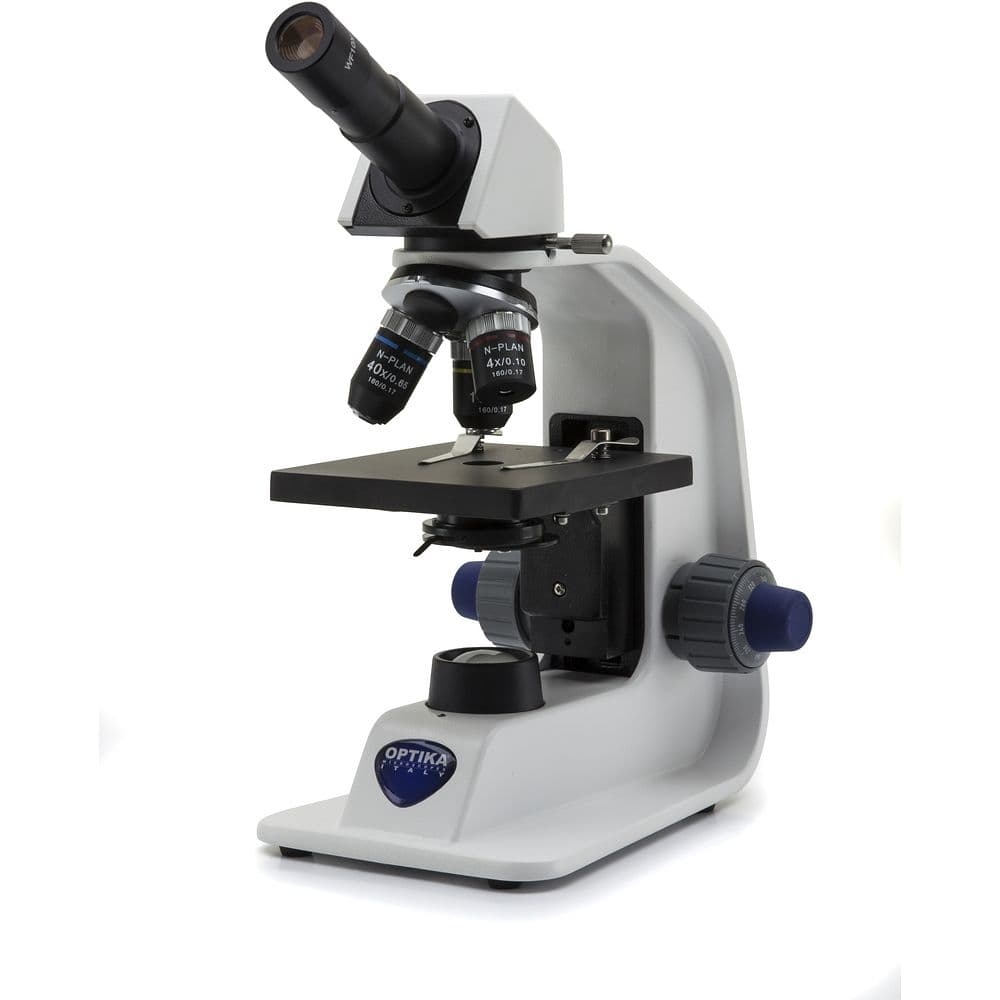 Microscope fond clair à batterie rechargeable x400 à x1000 – Optika