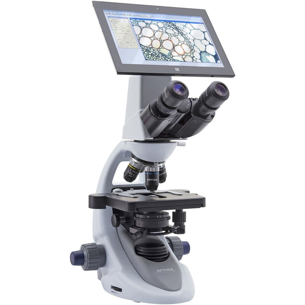 Microscope binoculaire avec caméra 3 Mpixels et tablette B-190TB – Optika