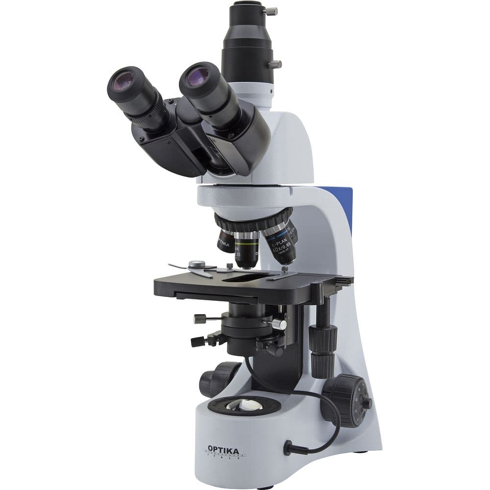 Microscope trinoculaire fond noir 1 000x objectifs Semi Plan et Plan achromatique – Optika