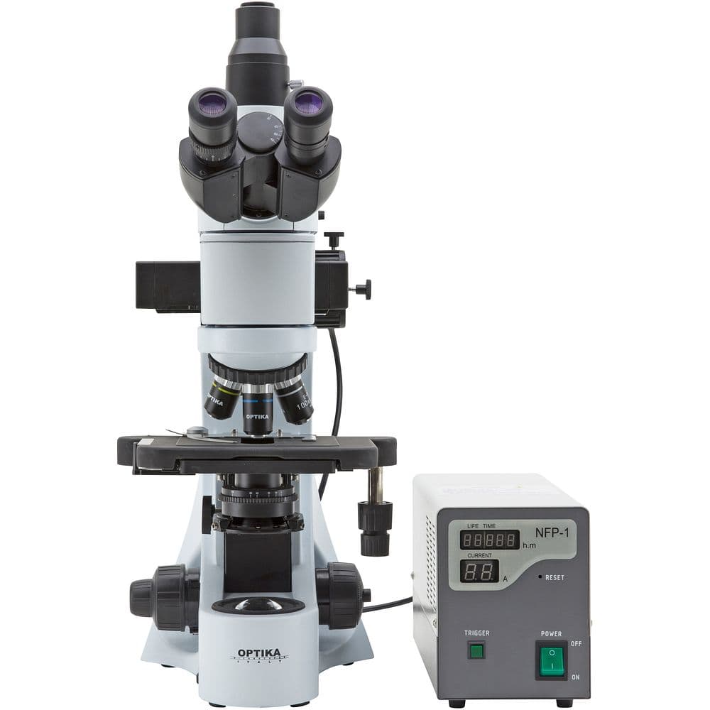 Microscope à fluorescence à vapeur de mercure B-383FL-EU 1 000x – Optika