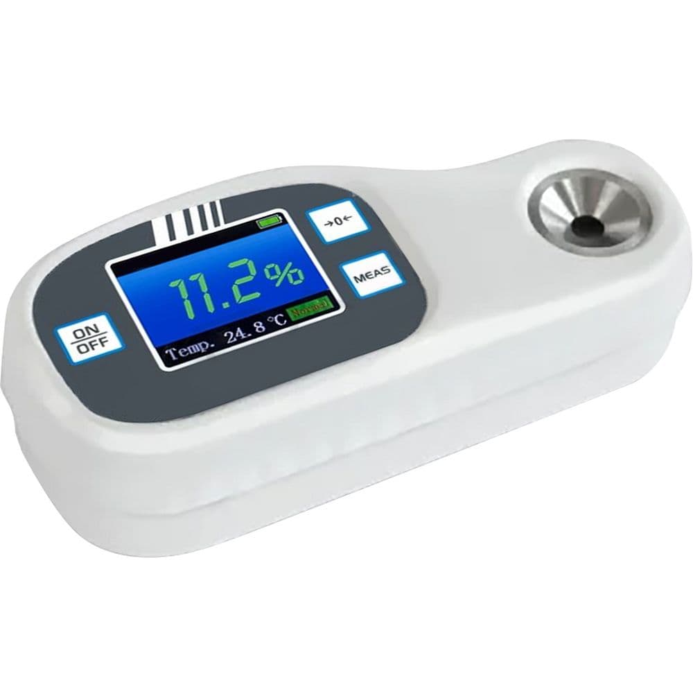 Réfractomètre digital Brix, sel et indice de réfraction (0 à 85 % Brix) – Kern