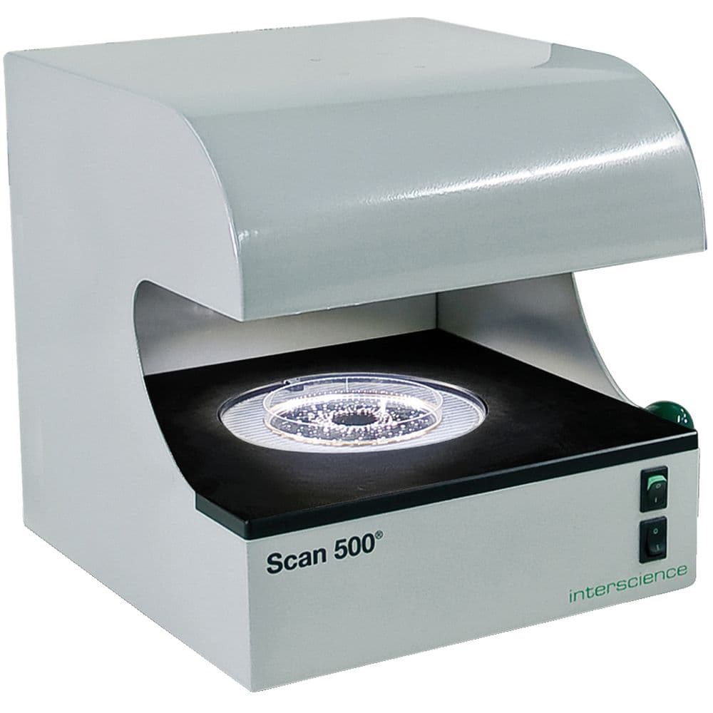 Compteur automatique de colonies et lecteur d'antibiogrammes – Interscience