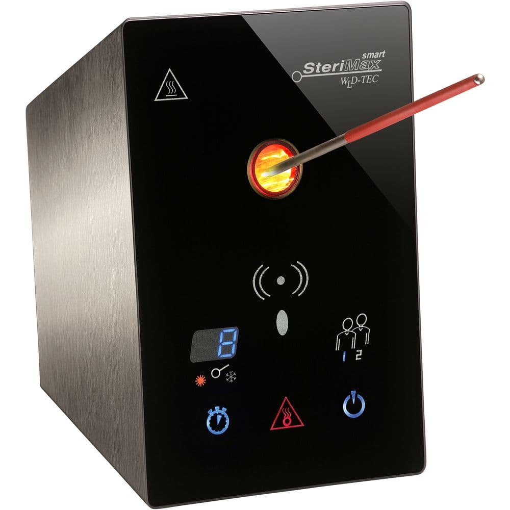 Stérilisateur d'anses électrique à capteur infrarouge, tube quartz Ø 16 mm – WLDTEC