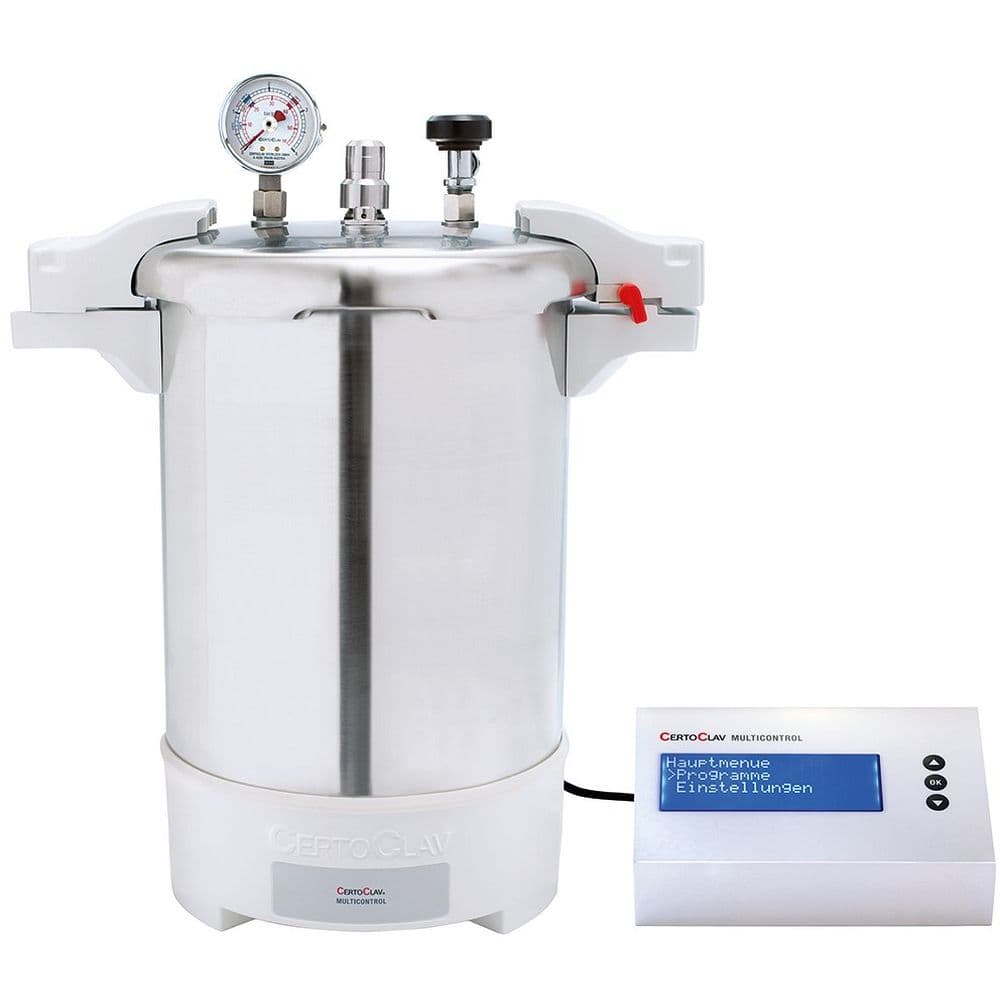 Autoclave de paillasse programmable en acier inox 18 litres – Certoclav