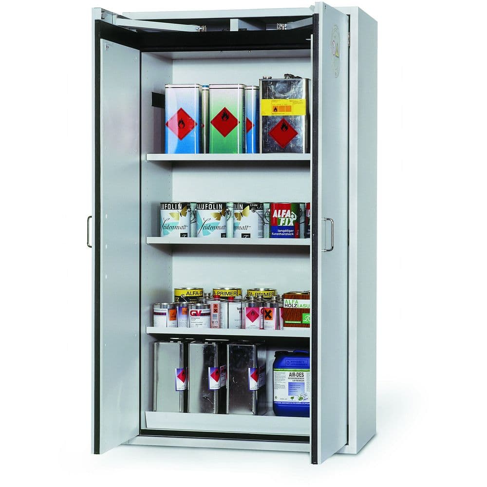 Armoire de sécurité pour produits inflammables 90 min à portes battantes 600 à 1 200 mm – Asecos