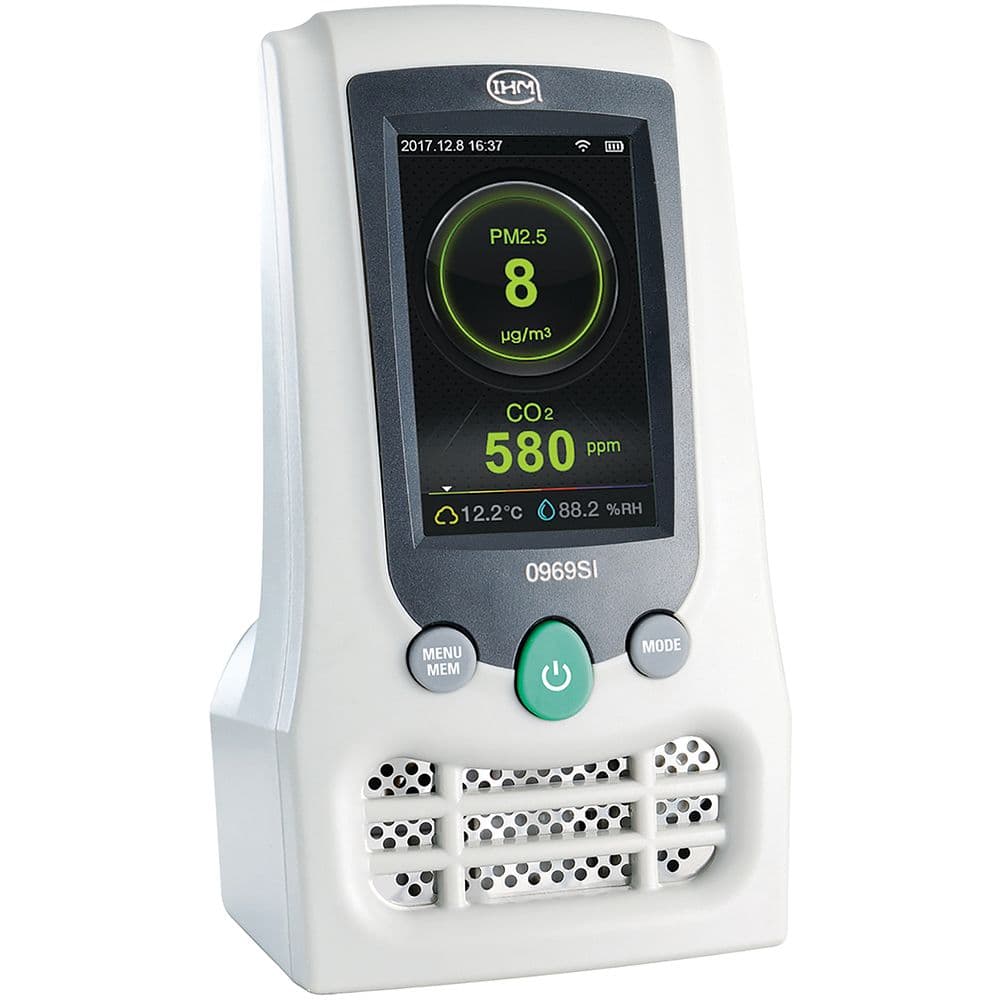 Compteur de particules PM2,5 et PM10 avec CO2, HCHO, température et hygrométrie CMX340 – LMR
