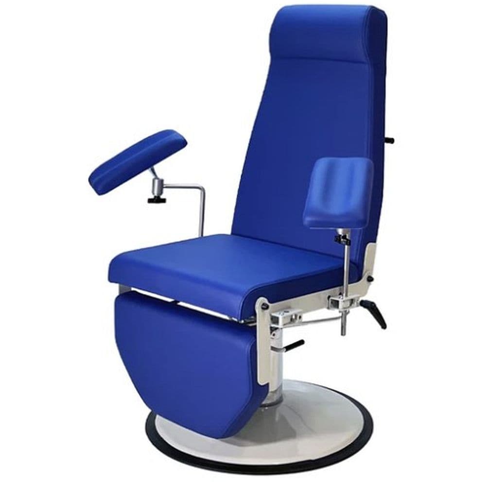Fauteuil de prélèvement sanguin pivotant 360° à hauteur variable de 510 à 710 mm – LMR