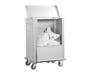 Conteneur linge sale & déchets – 699 L (7/8 sacs)
