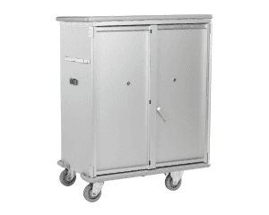 Chariot armoire à linge propre – 2 étagères fixes, 731 L